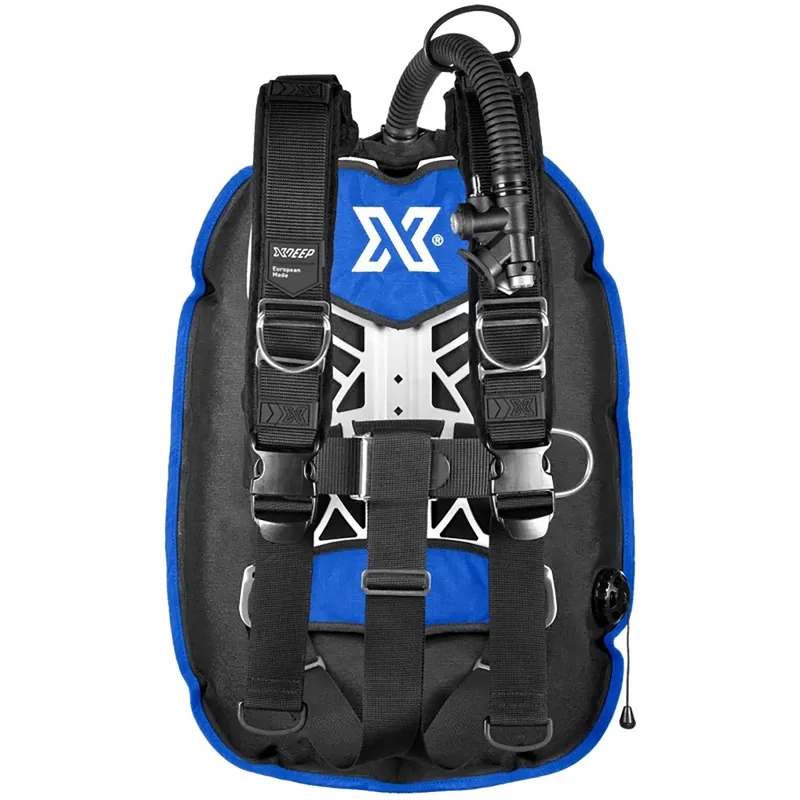 Geprüft XDEEP GHOST Deluxe Set   Wing Farbe blau, Backplate Aluminium L